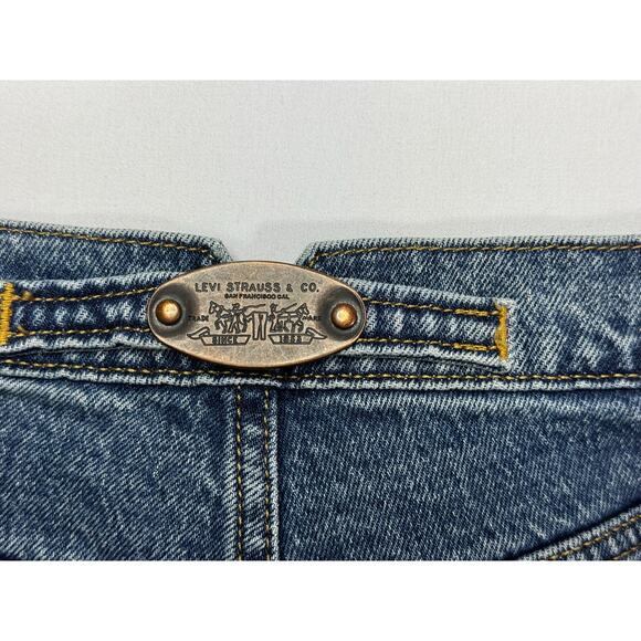 Levi's Women's Notched High Rise Ribcage Straight Full Length Jeans - Sz 27x32 - Picture 4 of 7